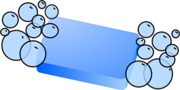 600x301 Bubble Clipart Bar Soap