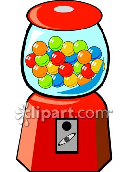 263x350 Chewing Gum Clipart Candy Machine