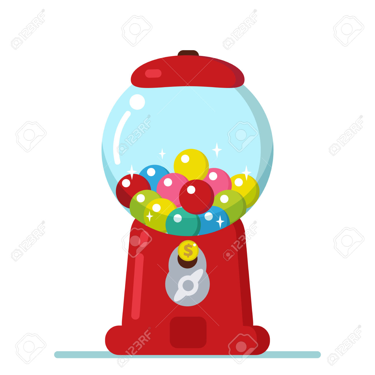 1300x1300 Gumball Clipart Bubble Gum Machine