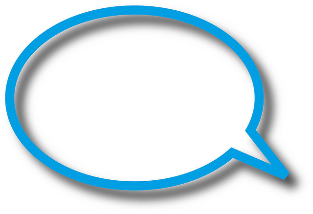640x438 Blank Speech Bubble Clipart