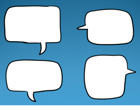 450x354 Over 45 Free Speech Bubbles To Make Your E Learning Courses Talk