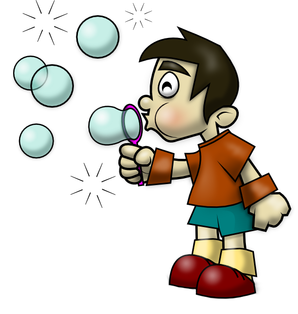 589x621 Free Boy Blowing Bubbles Clip Art