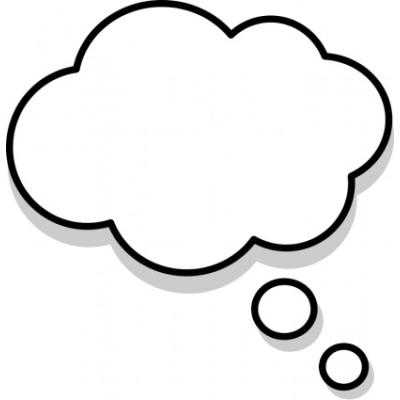 400x400 Thought Bubble Thought And Speech Bubbles Clip Art Image 2