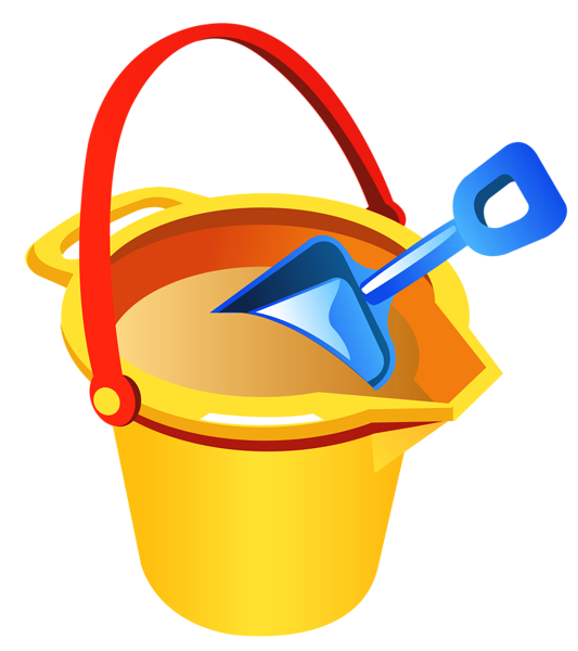 533x600 Transparent Beach Bucket And Shovel Png Clipart Summer Clip