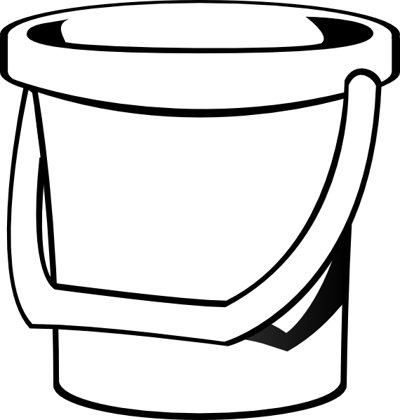570x599 Sand Bucket Clip Art