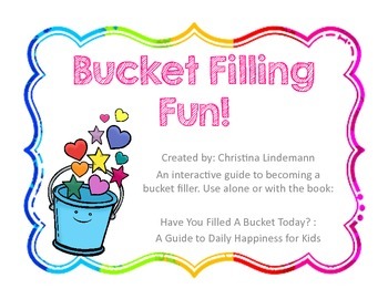 350x270 Bucket Filling Fun Activity Packet By Christina Lindemann Tpt