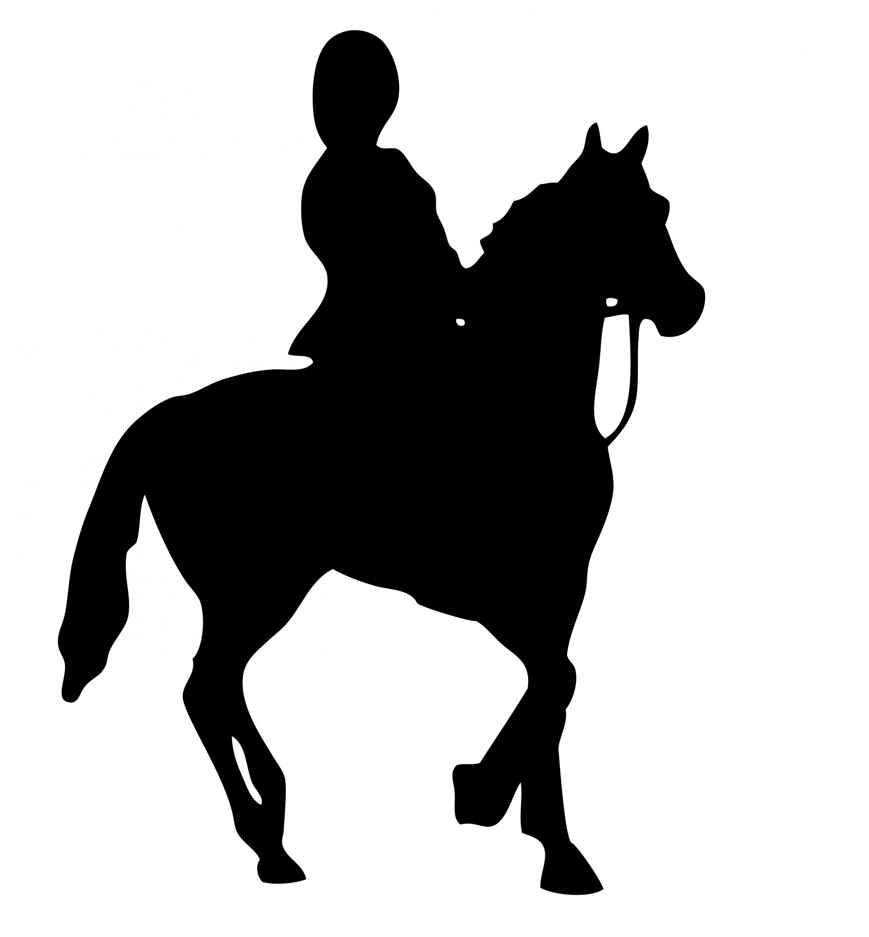 1782x1920 Bucking Horse Silhouette Clip Art