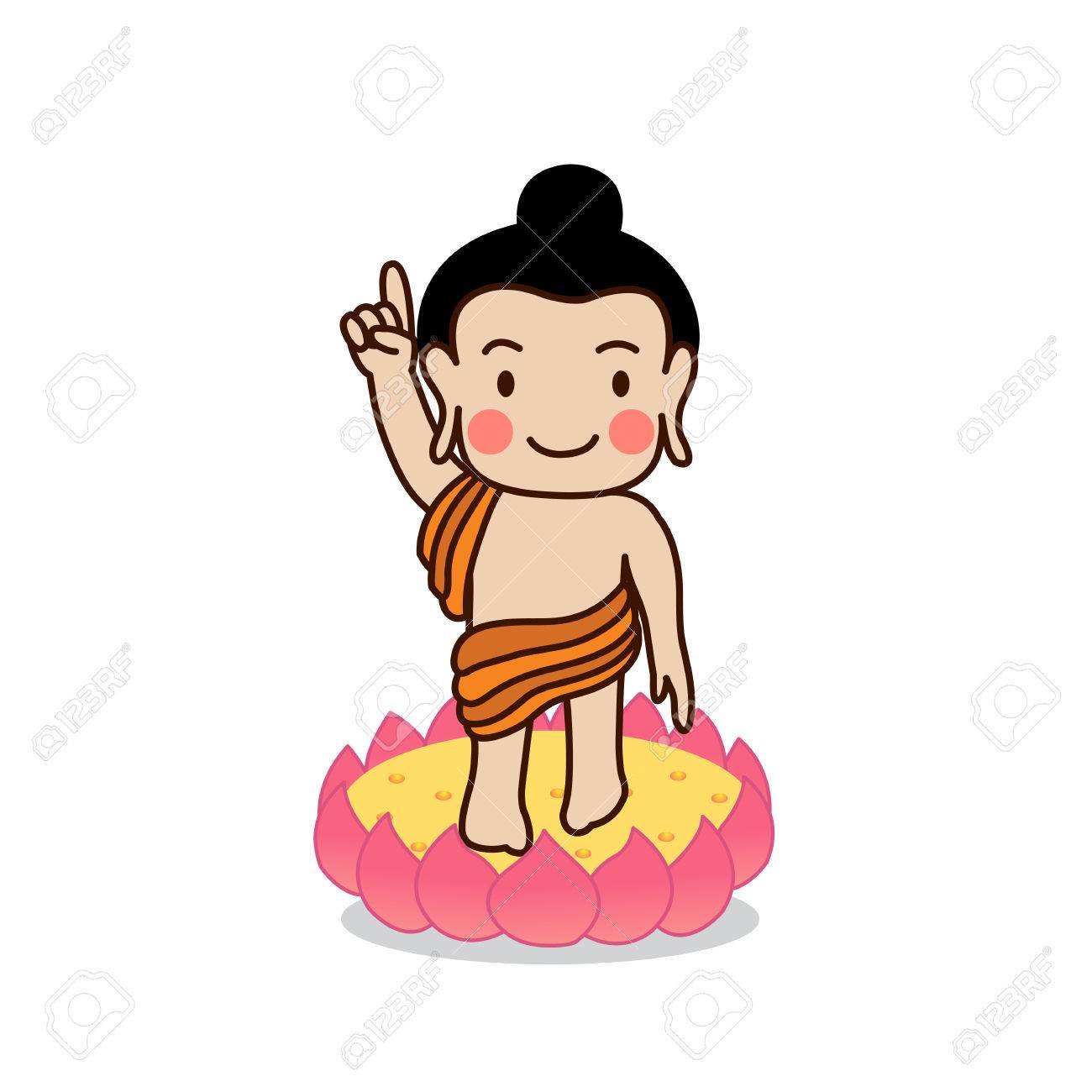 1300x1300 Buddha Clip Art Of Birth Cliparts