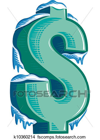 337x470 Drawings Of Frozen Dollar Sign K10360214