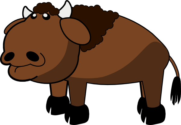 600x413 Buffalo Clip Art