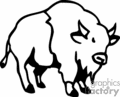 120x97 Buffalo Clip Art Image