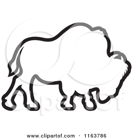 450x470 Free Bison Clipart