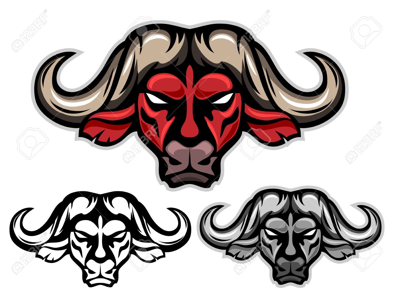 1300x1016 Red Bull Clipart Buffalo Head