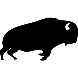 Buffalo Silhouette Clipart | Free download on ClipArtMag