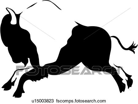 450x338 Clipart Of , Animal, Buffalo, Native, Southwest, U15003823