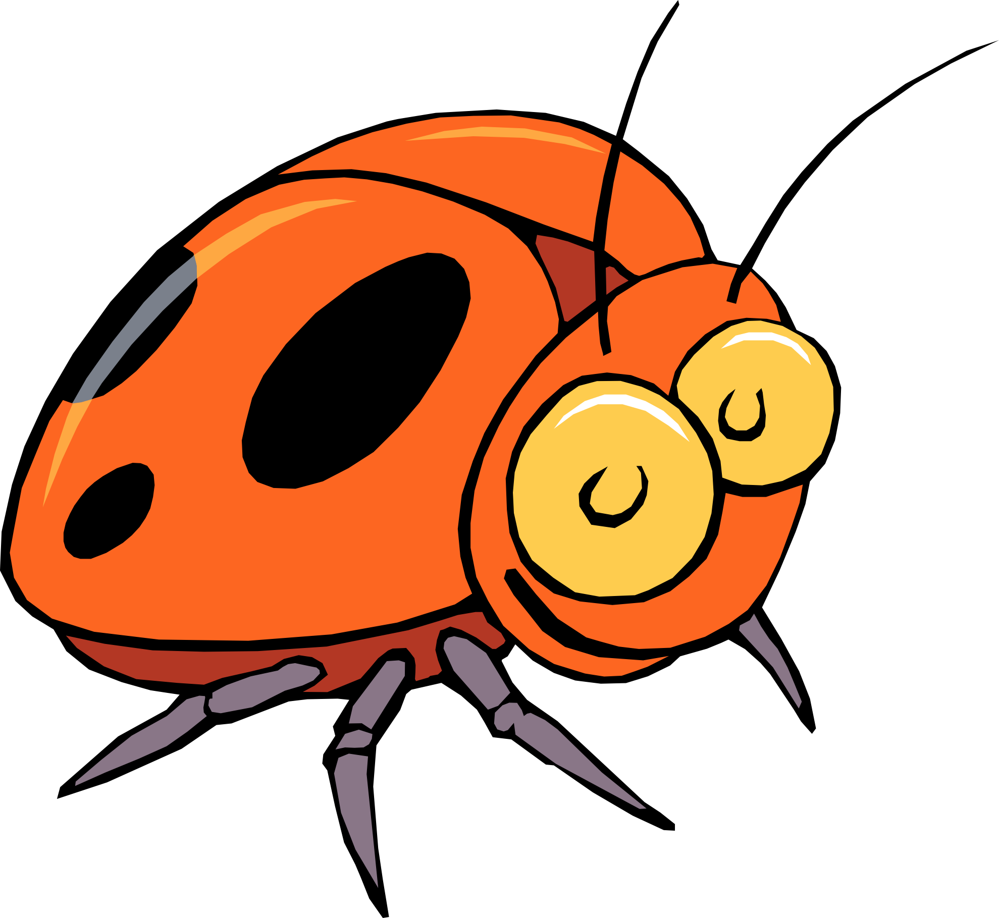 1979x1819 Bug Insect Clip Art Free Clipart Image