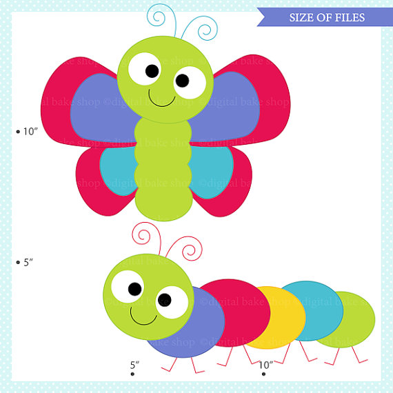 570x570 Bugs Clipart Insects Clip Art Ladybug Lady Bug Bee Butterfly