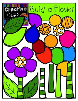 270x350 Build A Flower Spring Clipart {Creative Clips Digital Clipart} Tpt