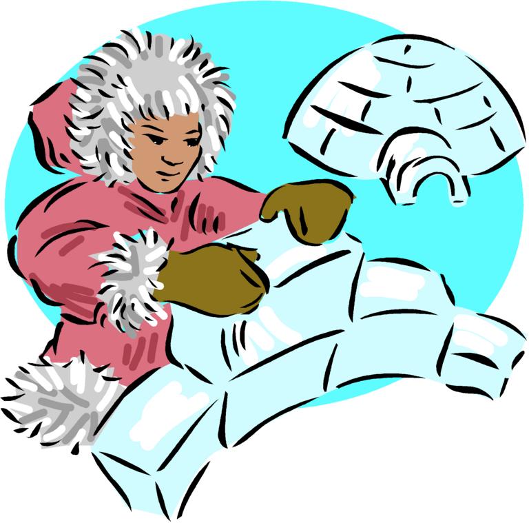 768x759 Igloo Eskimo Clip Art