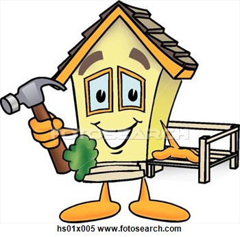 350x346 A House Clipart