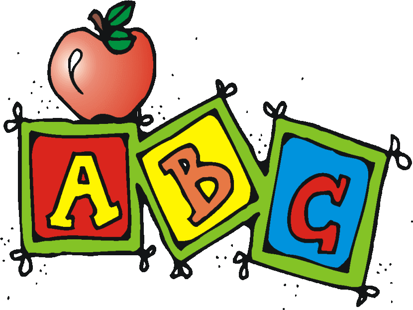 830x623 Alphabet Building Blocks Clipart