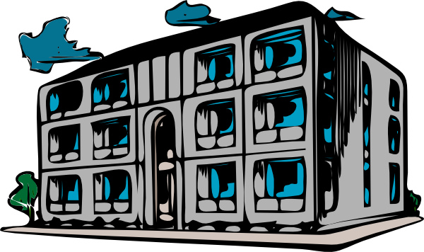 600x356 Condominium Apartment Building Clip Art