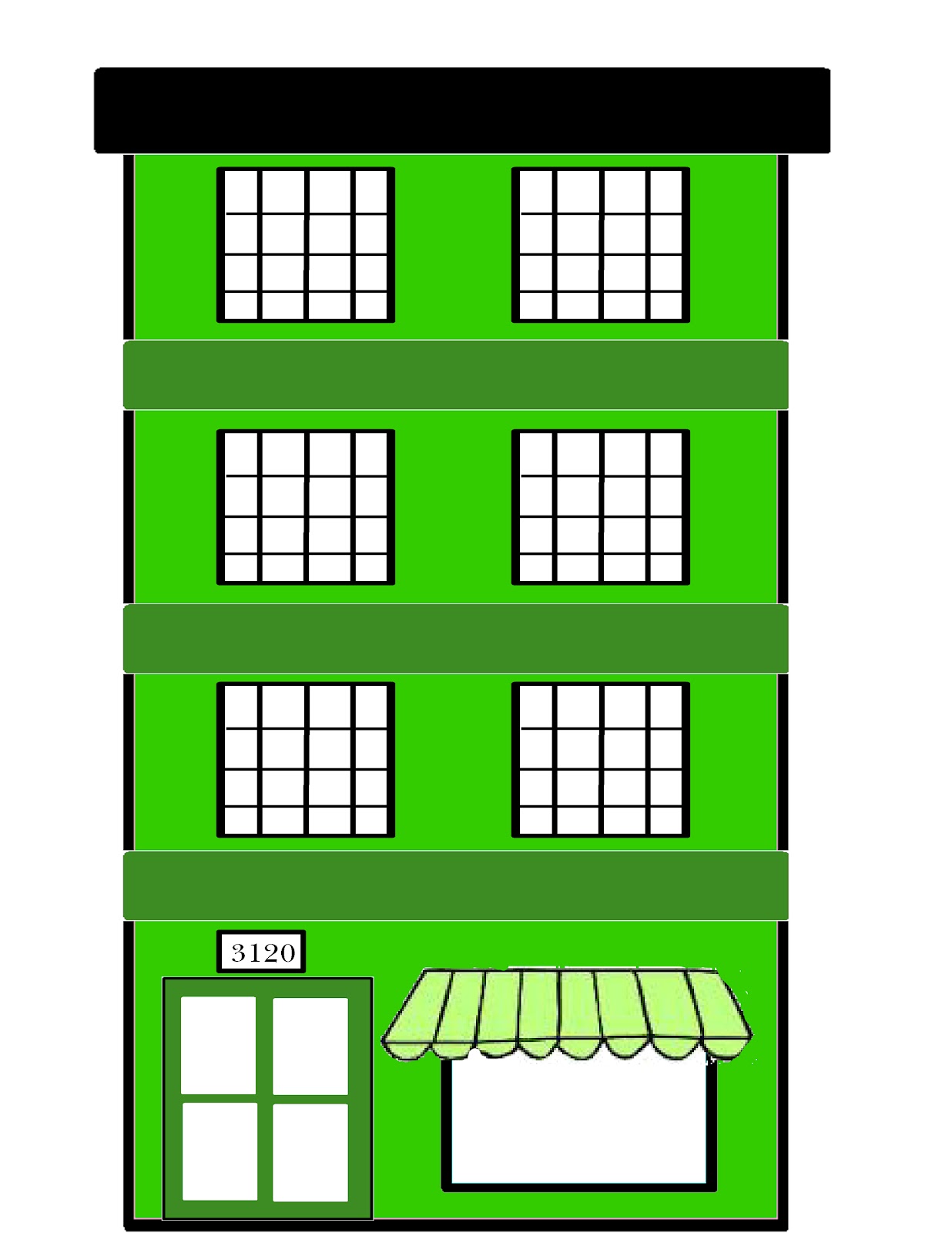 1236x1600 Town Building Cliparts