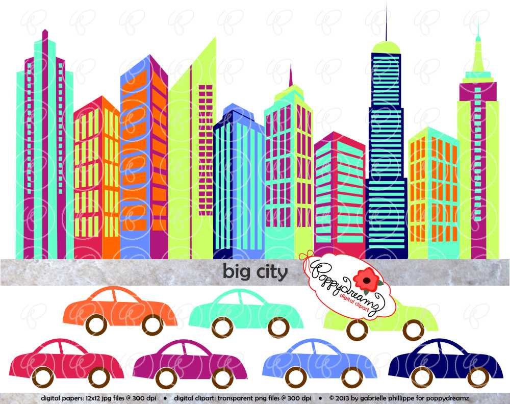 1000x792 Big City Digital Skyscraper Clip Art Skyscrapers Tall Buildings