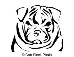 254x194 English Bulldog Clipart