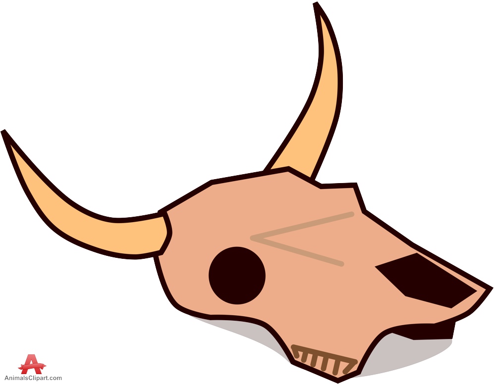 999x776 Clipart Of Bull Skull Free Clipart Design Download