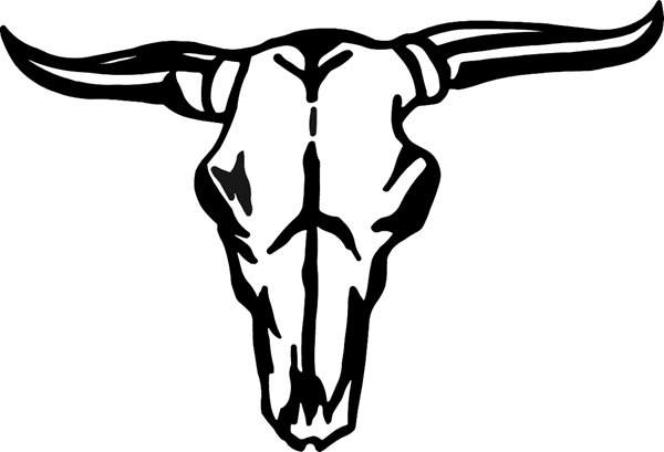 600x409 Cow Skull Clip Art