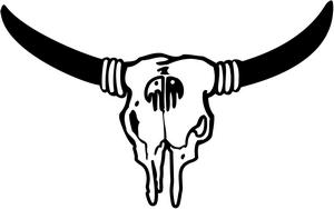 300x188 Longhorn Bull Cow Skull
