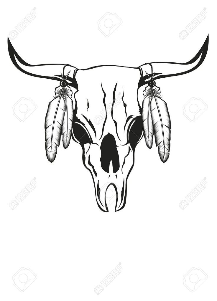 736x1022 Best Cow Skull Tattoos Ideas Taurus Tattoos