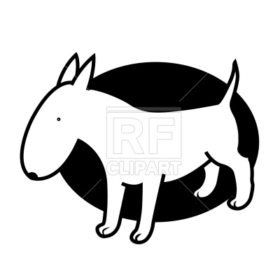 400x400 Pit Bull Terrier Royalty Free Vector Clip Art Image