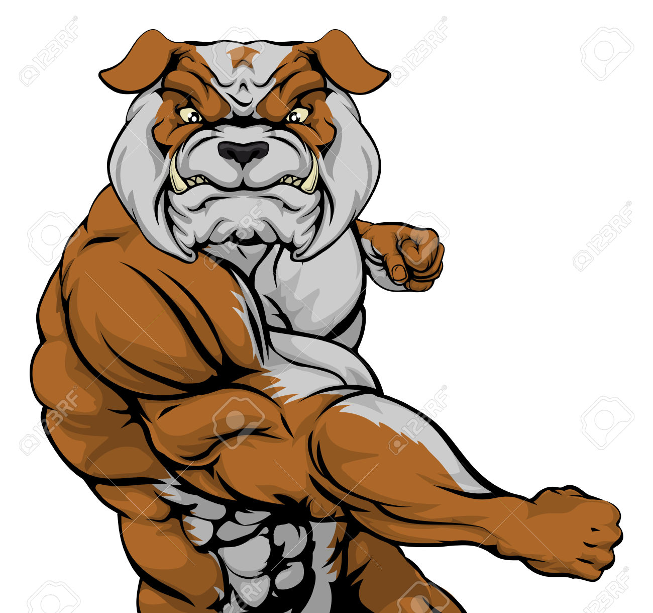 1300x1219 Bulldog Clipart Tough