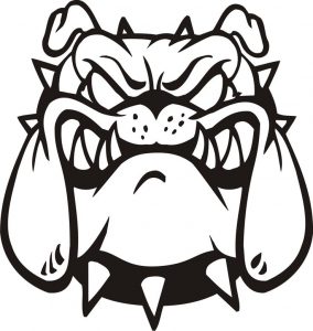 English Bulldog Face Coloring Pages