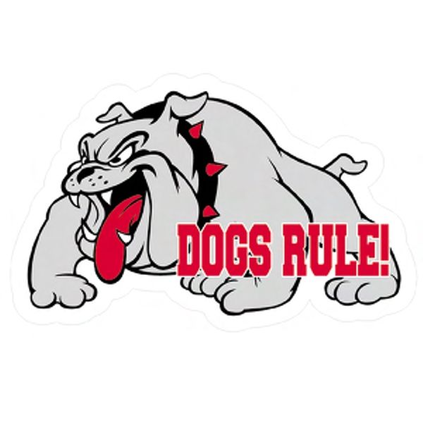 600x600 Bulldog Clipart Bulldog Football Mascot