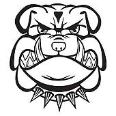 170x170 Bulldog Head Clip Art