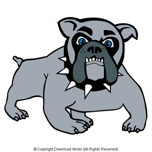 500x500 Bulldog Mascot Illustration On White Background 09994 Download