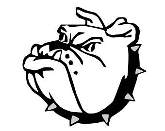340x270 Bulldog Mascot Svg Etsy
