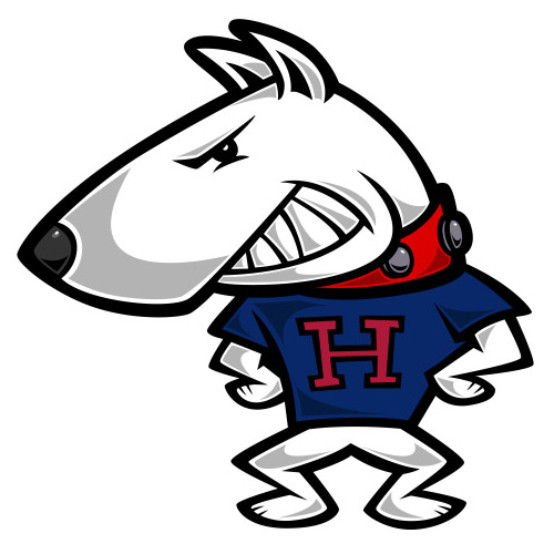 500x500 Drawn Bulldog College Mascot