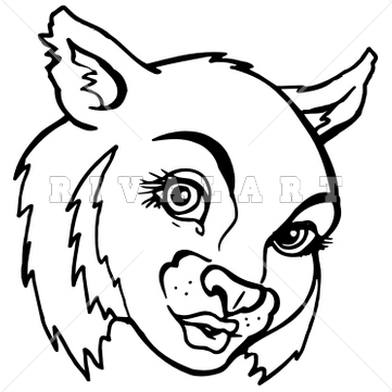 361x361 Lady Bulldog Mascot Clipart