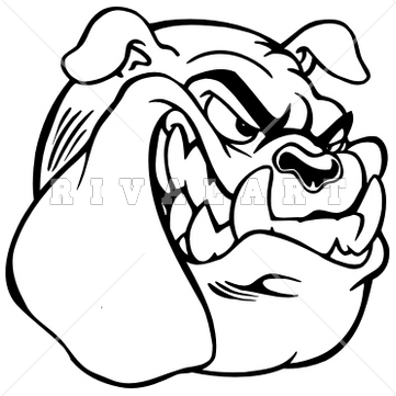361x361 Bulldog Paw Mascot Clipart
