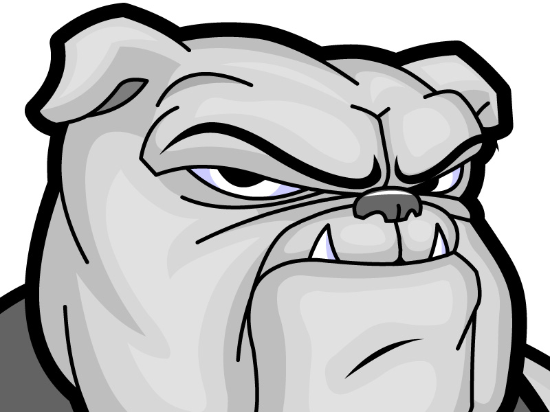 800x600 Cartoon Bulldog Mascot By Brad Fitzpatrick