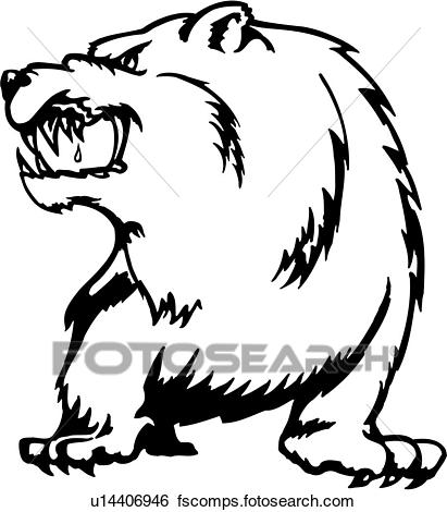 411x470 Clip Art Of , Animal, Bulldog, Canine, Cartoon, Cartoons, Fangs