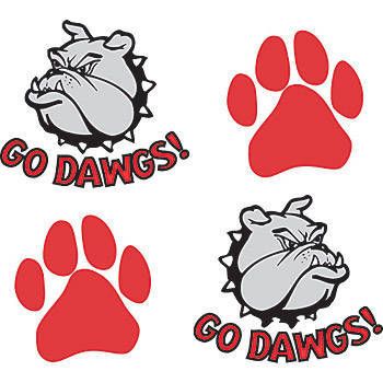 350x350 14 Best Bulldog Pawprints Images Bulldogs, Cheer