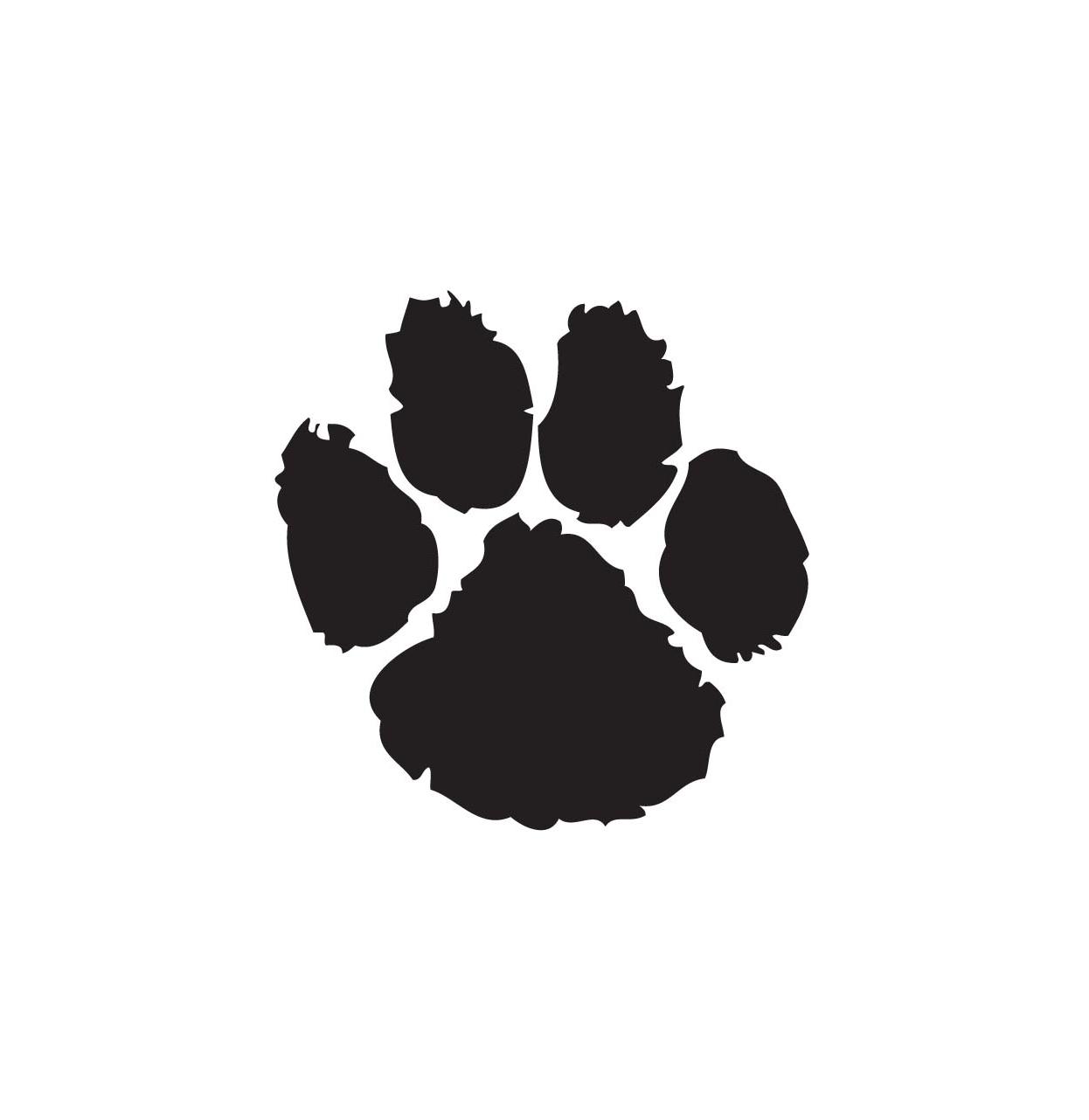 1246x1282 Best Free Bulldog Paw Print Clipart Images Cdr