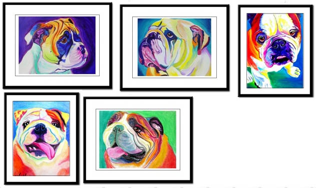 631x375 Bulldogs Dogbreed Bulldog Art Prints Amp Posters