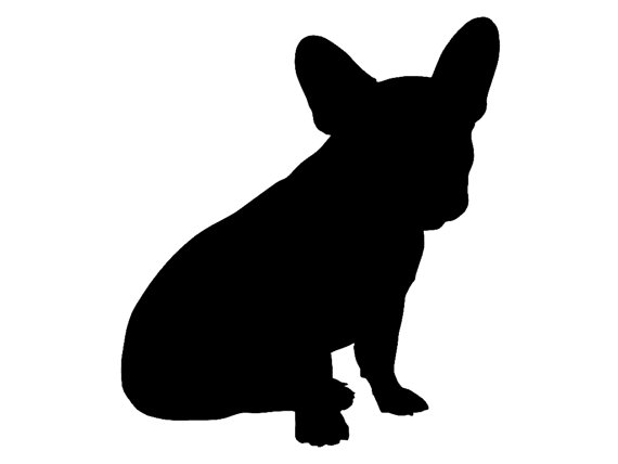 570x428 French Bulldog Sitting V1 Dog Breed By Stickemupdecalsaz On Etsy