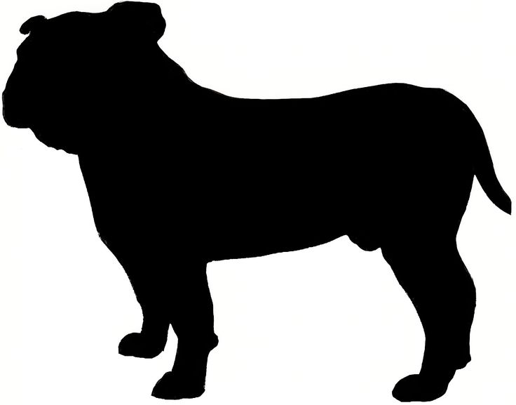 736x577 Bulldog Silhouette Clip Art